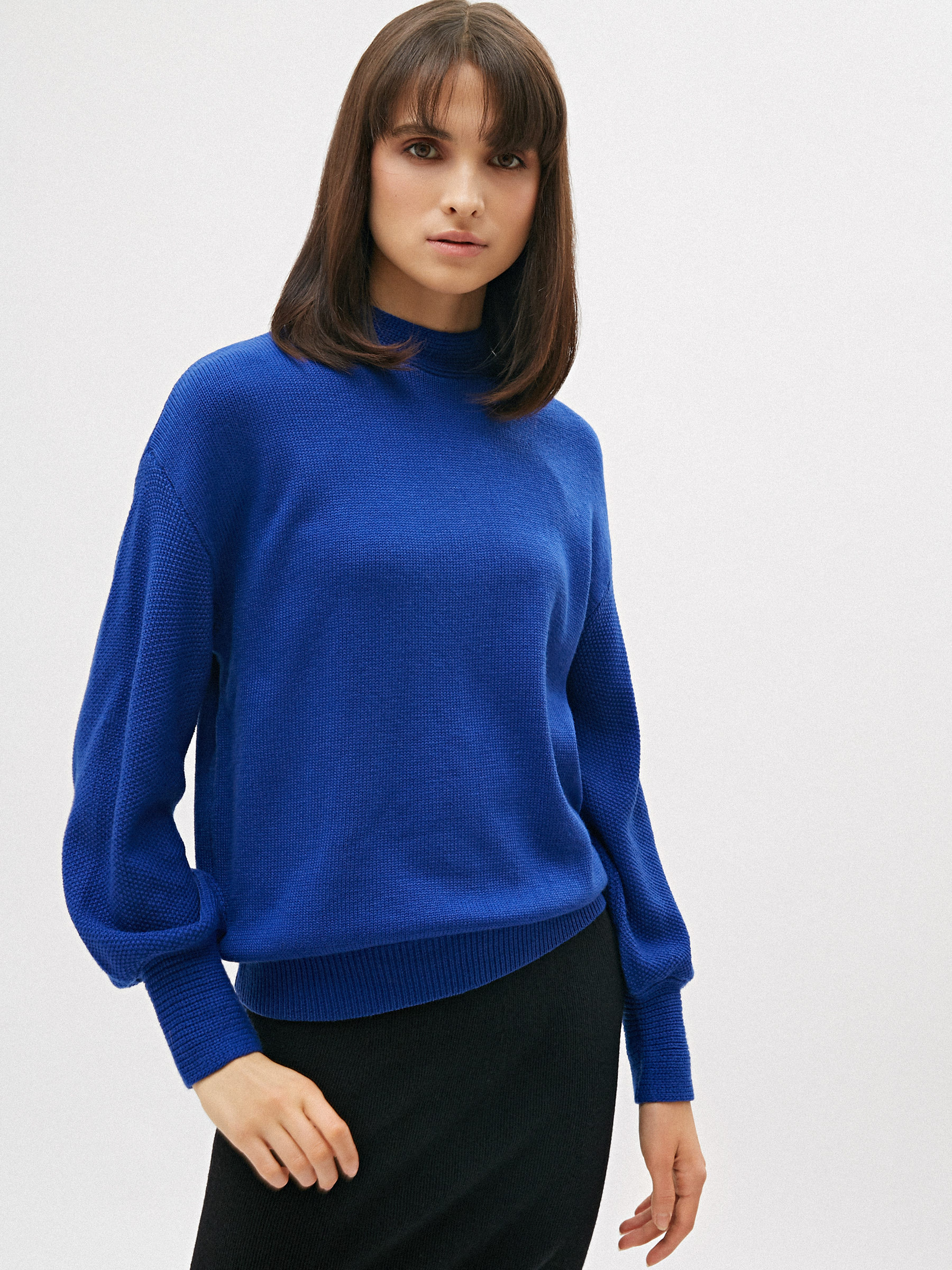 

Джемпер женский Consowear KJL 210604 синий 50 RU, KJL 210604