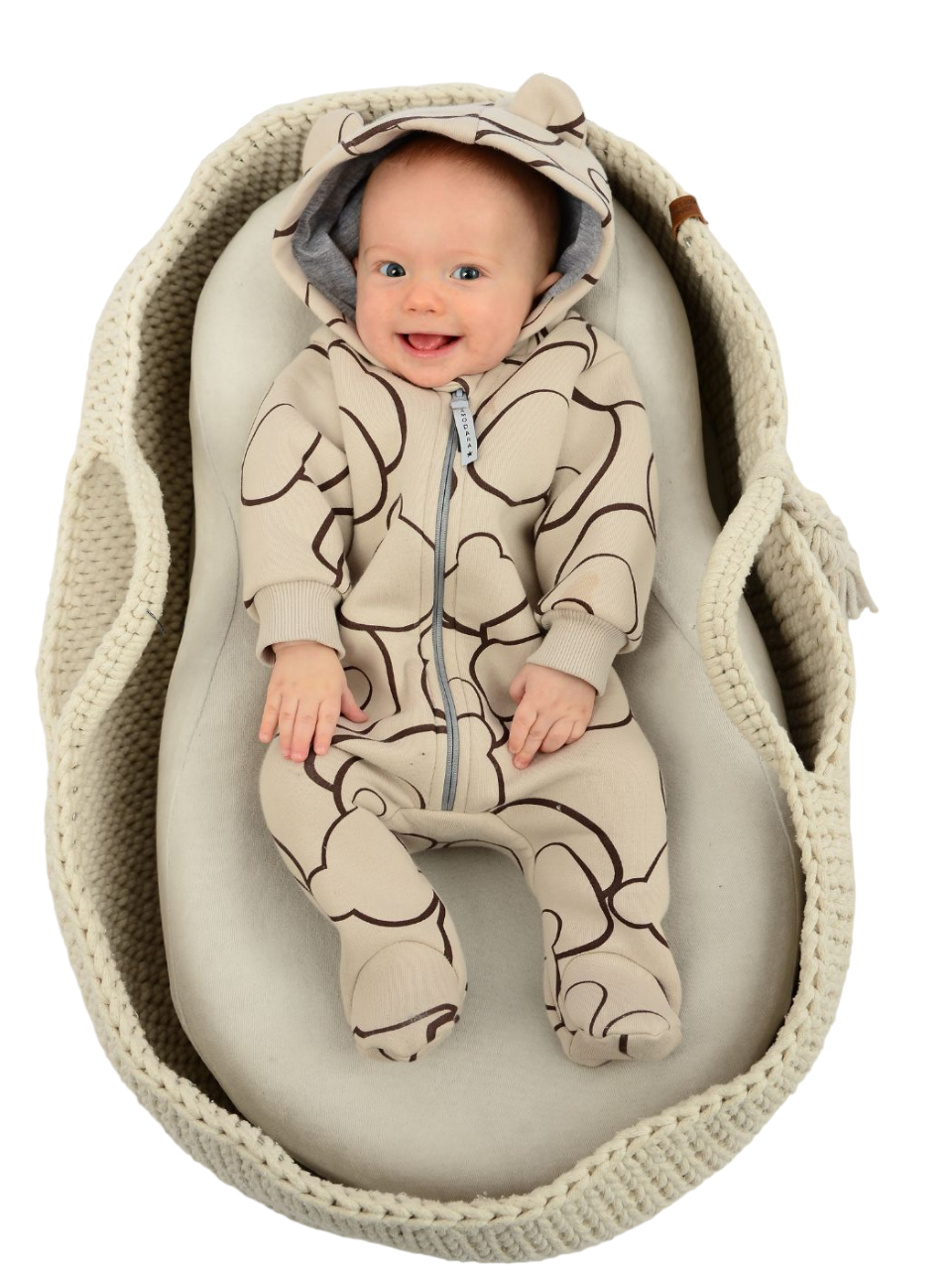 

Комбинезон детский Malek-Baby 01122, бежевый, 62, 01122