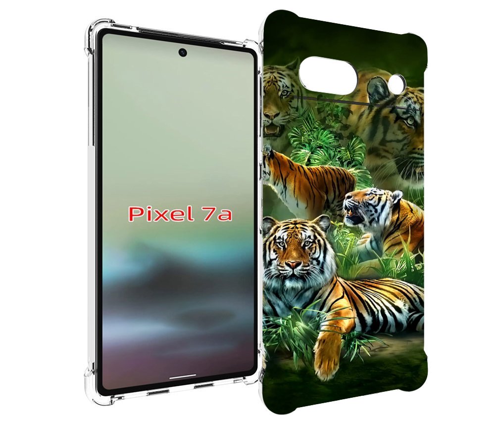 

Чехол MyPads Тигры для Google Pixel 7A, Tocco