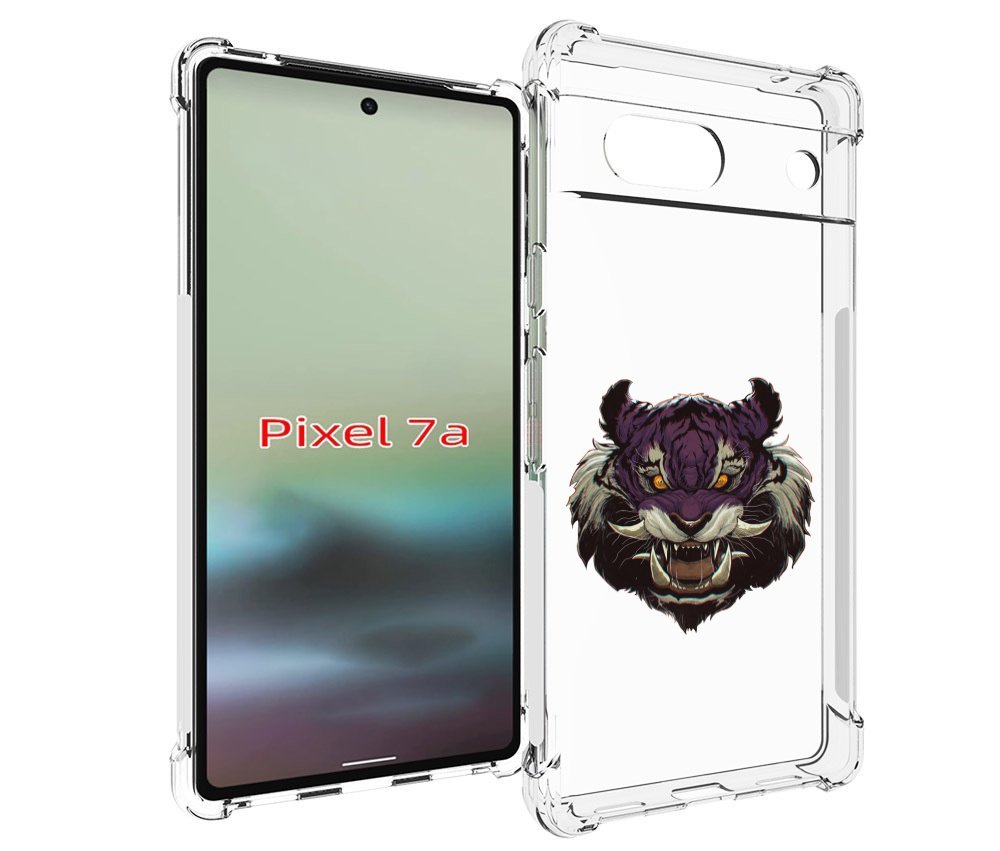 

Чехол MyPads Страшный-тигр для Google Pixel 7A, Tocco