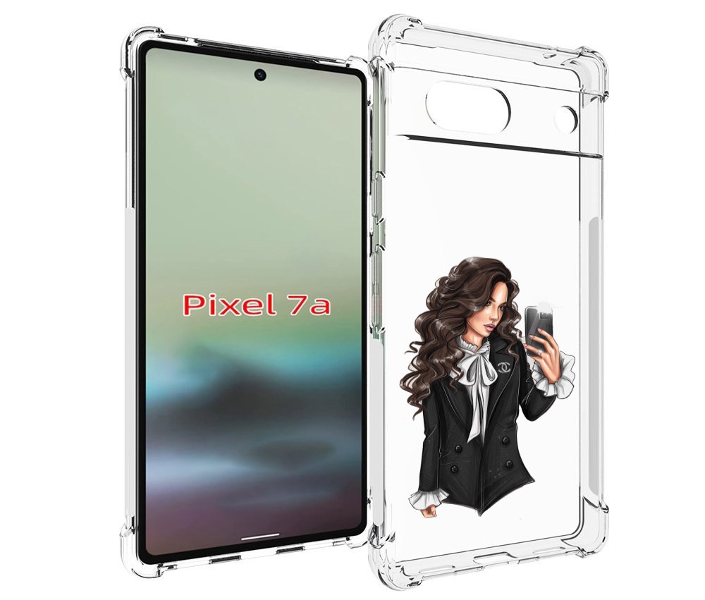 

Чехол MyPads Стильная-девушка для Google Pixel 7A, Tocco