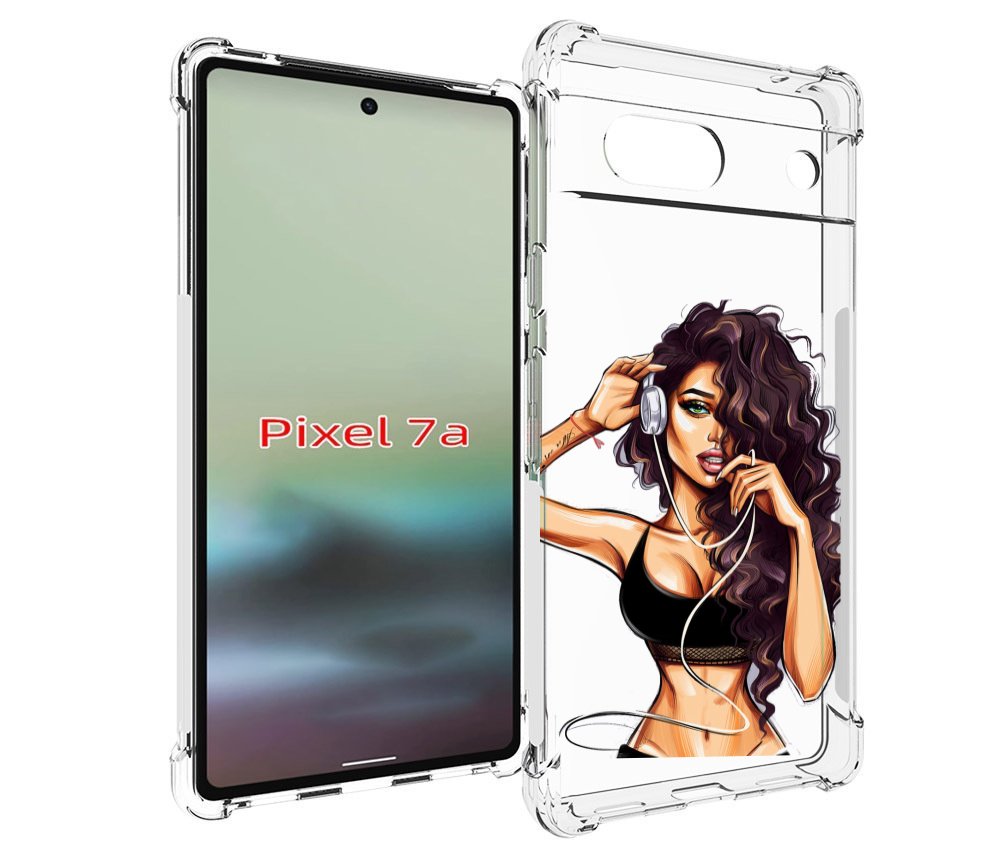 

Чехол MyPads Спортивная-девушка женский для Google Pixel 7A, Tocco