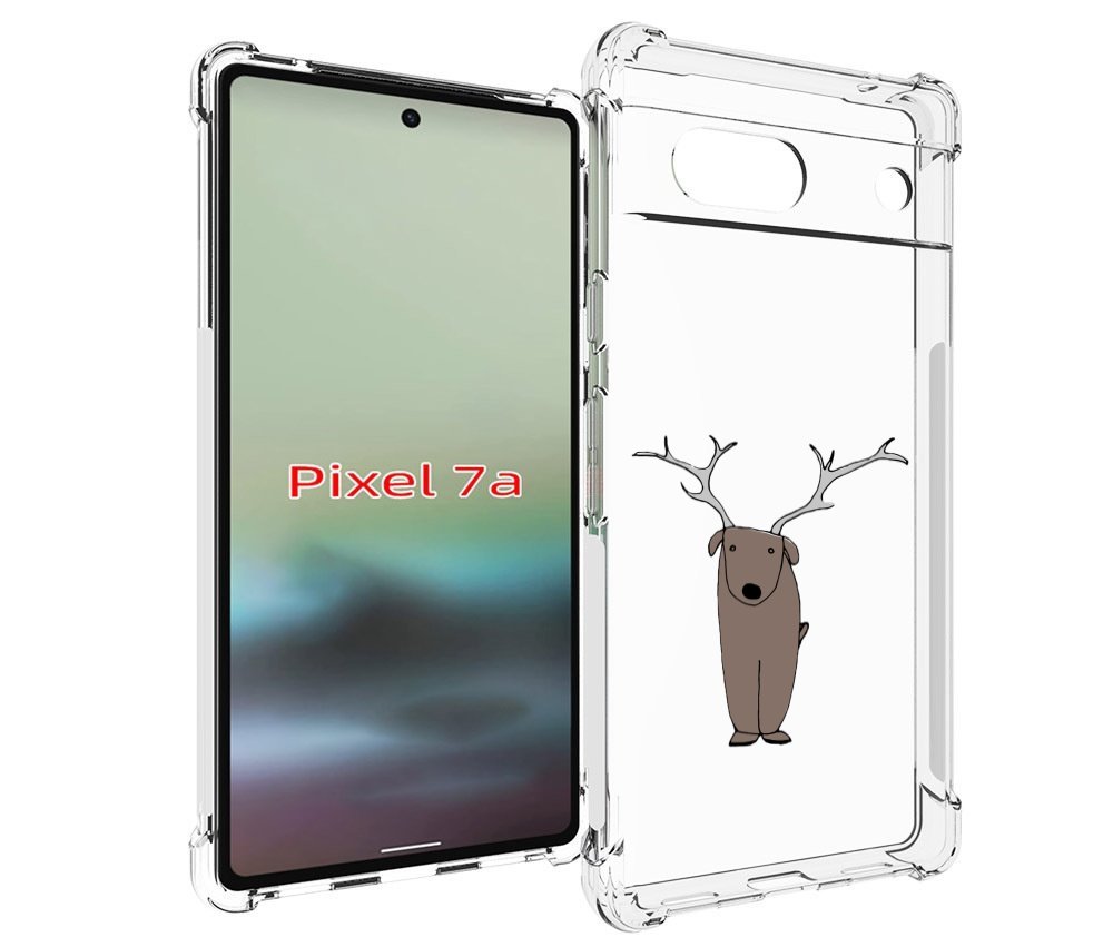 

Чехол MyPads Собака олень для Google Pixel 7A, Tocco