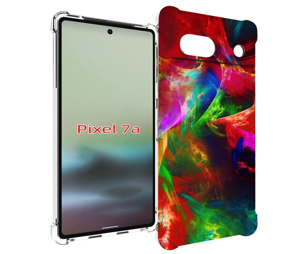 

Чехол MyPads Сияние-красок для Google Pixel 7A, Tocco