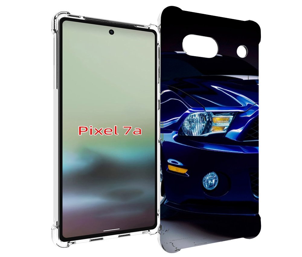 

Чехол MyPads Синяя-машина для Google Pixel 7A, Tocco