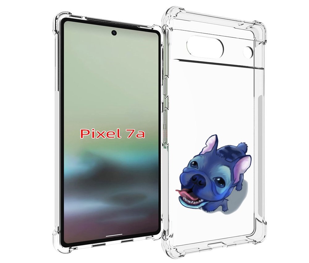 

Чехол MyPads Синий Пес для Google Pixel 7A, Tocco