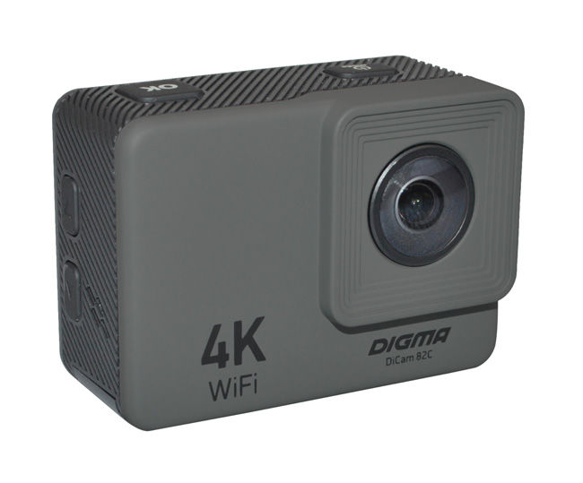 

Видеокамера экшн Digma DiCam 82C Grey