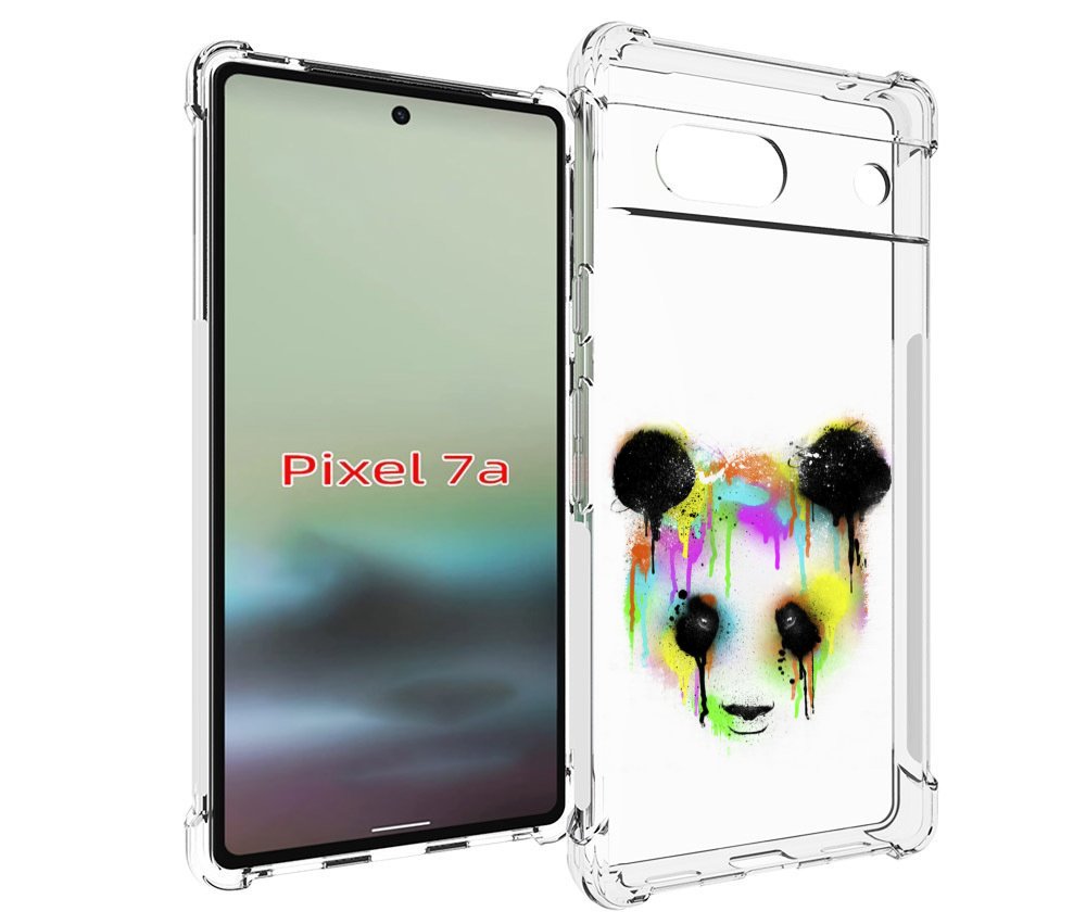 

Чехол MyPads Радужная панда для Google Pixel 7A, Tocco