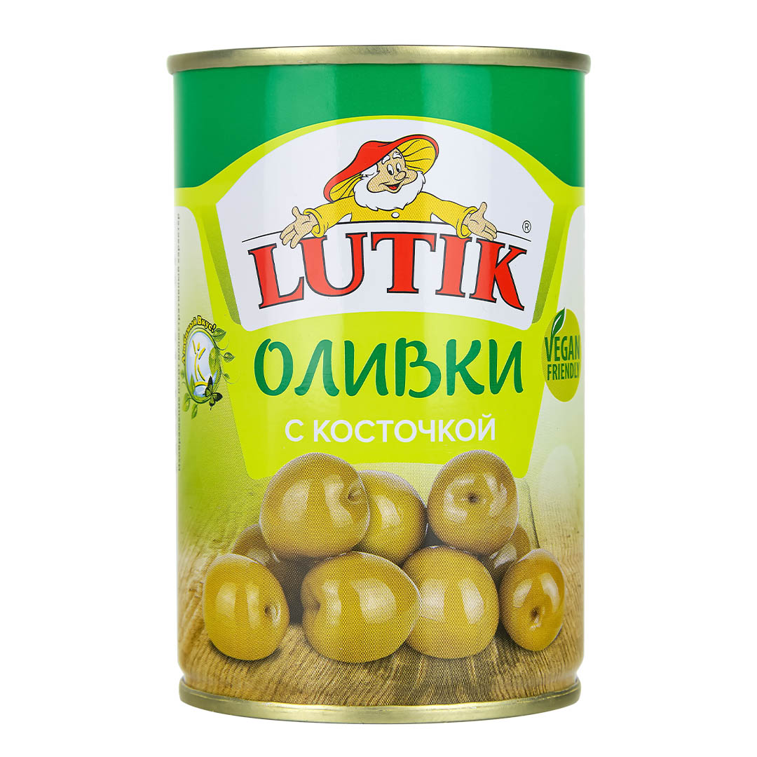 Оливки Lutik с косточкой 280 г