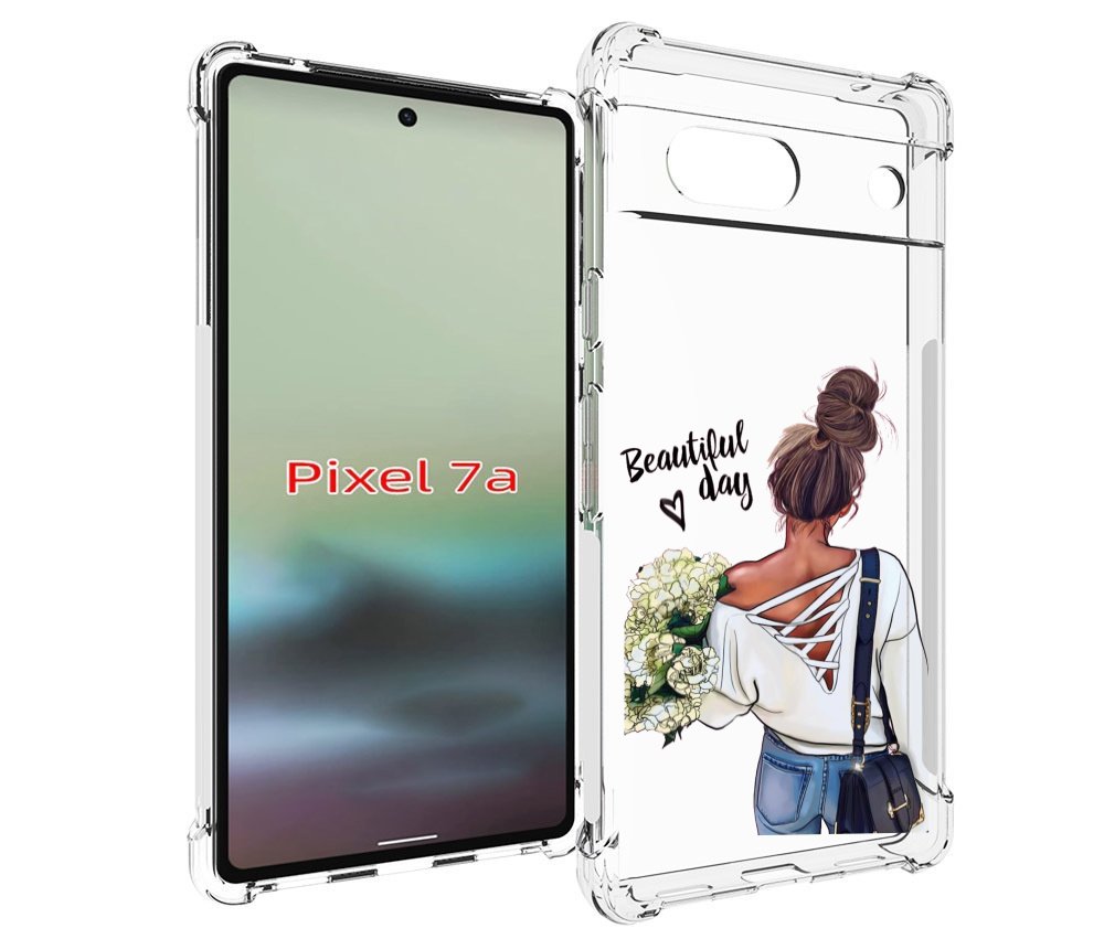 

Чехол MyPads Прекрасный-день для Google Pixel 7A, Tocco