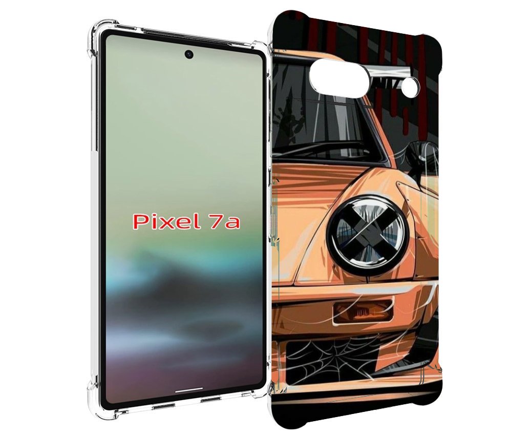 

Чехол MyPads Порш мужской для Google Pixel 7A, Tocco