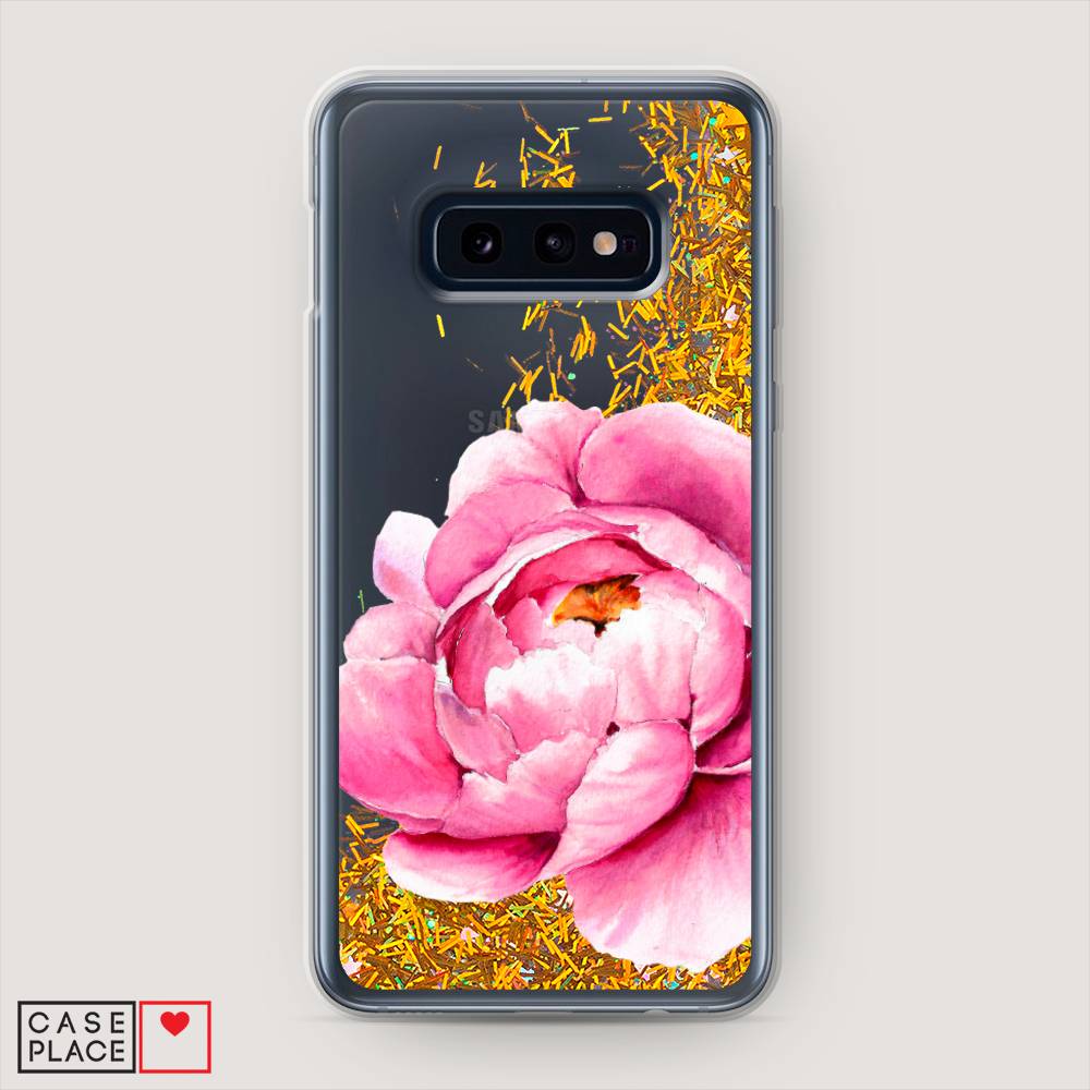 

Жидкий чехол с блестками "Прекрасный пион" на Samsung Galaxy S10E, 27290-1
