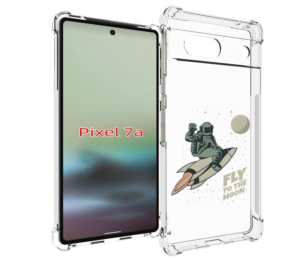 

Чехол MyPads Полет-на-Луну для Google Pixel 7A, Tocco