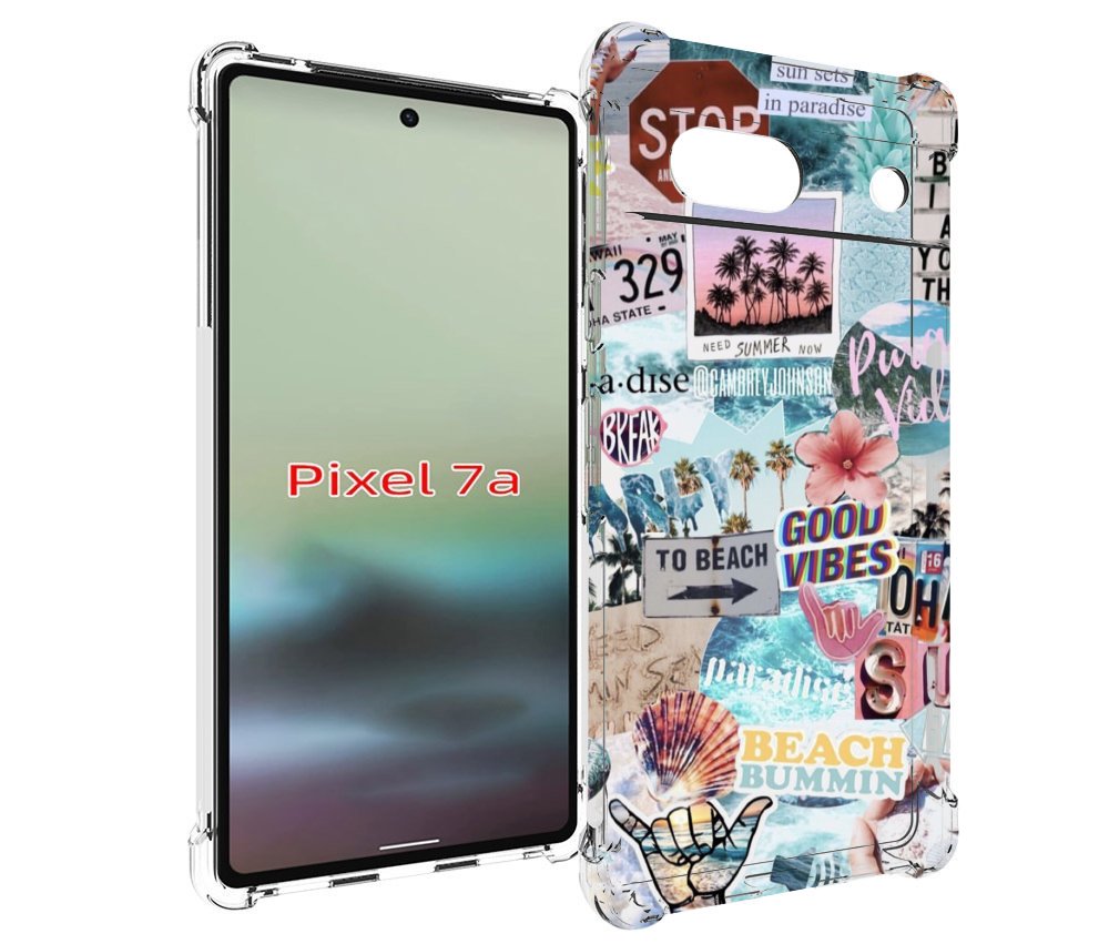 

Чехол MyPads Пляжи-постер для Google Pixel 7A, Tocco