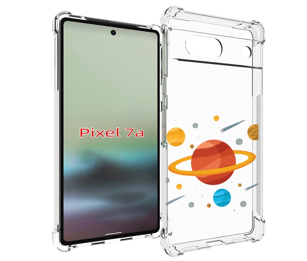 

Чехол MyPads Планета-Сатурн для Google Pixel 7A, Tocco