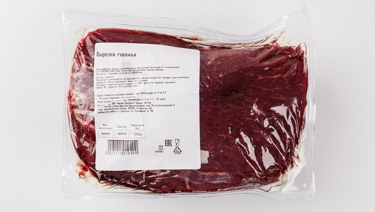 

Вырезка говяжья ВкусВилл охлажденная +-1,2 кг