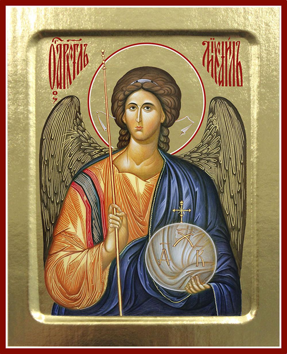 

Икона Архангела Михаила (поясная) на дереве. 125 х 160