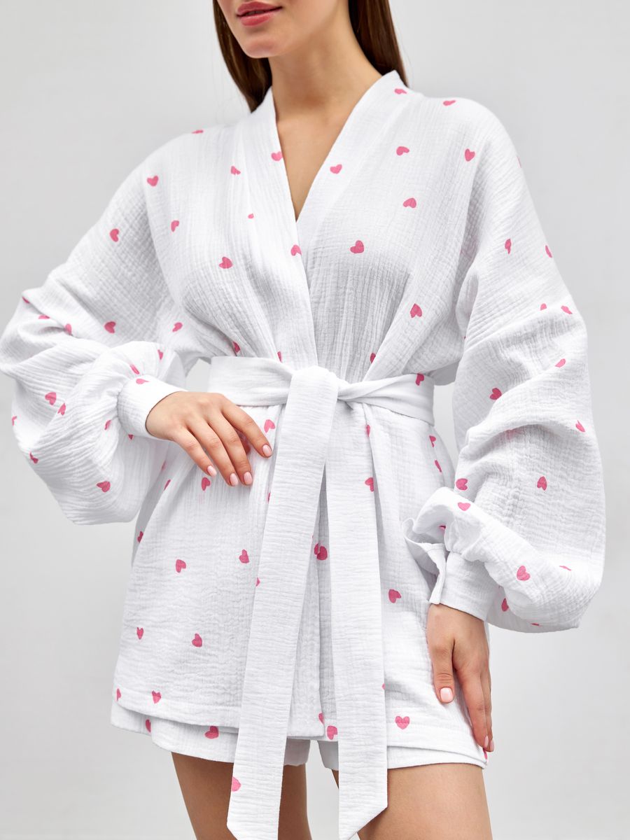 Костюм женский Mimi Pajamas Brand 10003 белый 40-42 RU