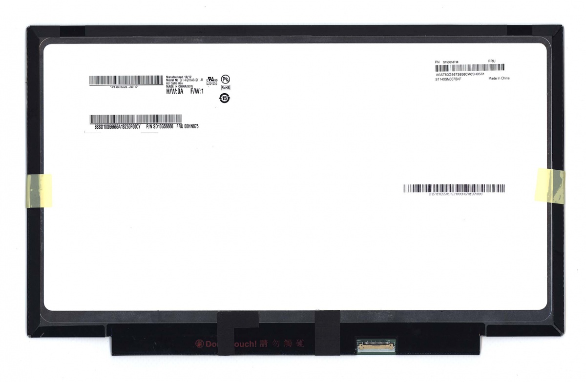 Матрица OEM для ноутбука B140HAN01.8 (100162987V)