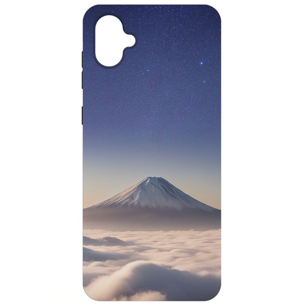 

Чехол-накладка Krutoff Soft Case Япония, Фудзияма для Samsung Galaxy A04e A042 черный