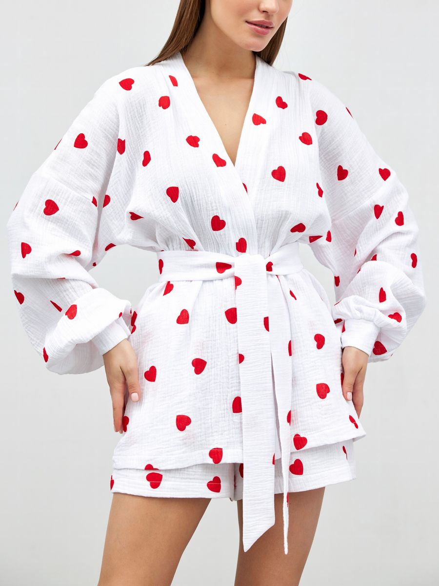 Костюм женский Mimi Pajamas Brand 10003 белый 38-40 RU