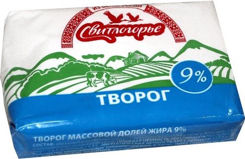 фото Творог мягкий свитлогорье 9% 180 г