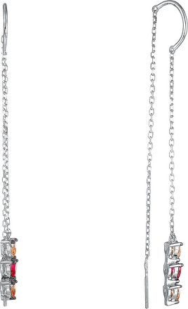 

Серьги женские из серебра Джей Ви SE25913-H, фианит, SE25913-H