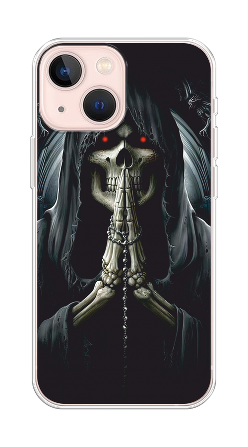 

Чехол на Apple iPhone 13 mini "Молитва", Серый, 14150-1
