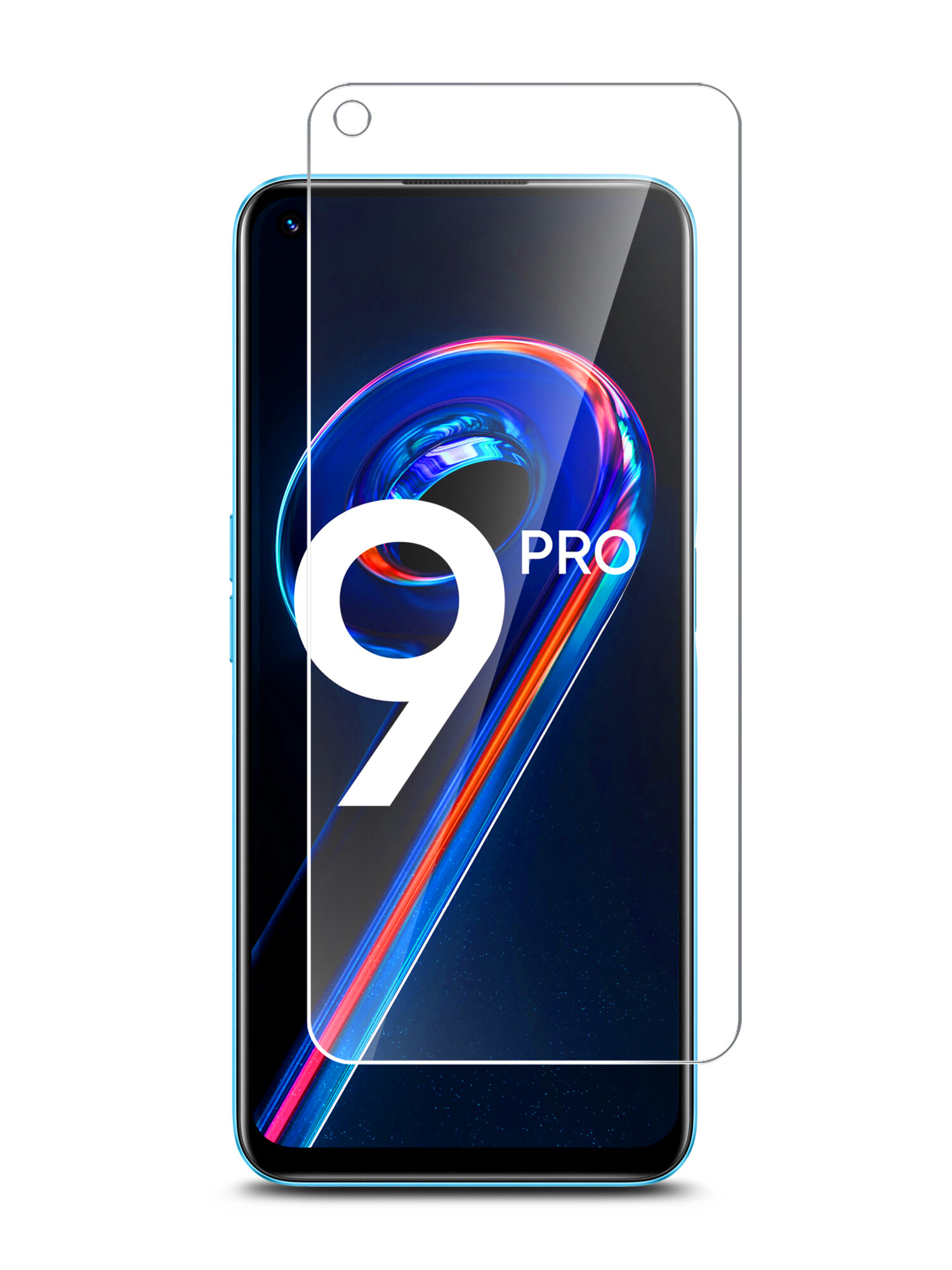 

Гибридное защитное стекло Brozo на Realme 9 Pro, Brozo, Realme 9 Pro