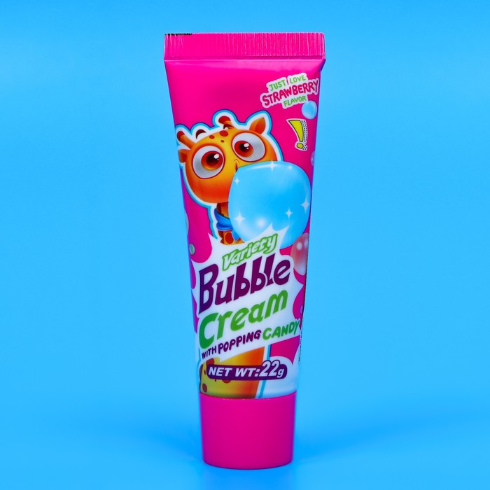 

Жевательная резинка Bubble Cream, с фруктовым вкусом, 22 г