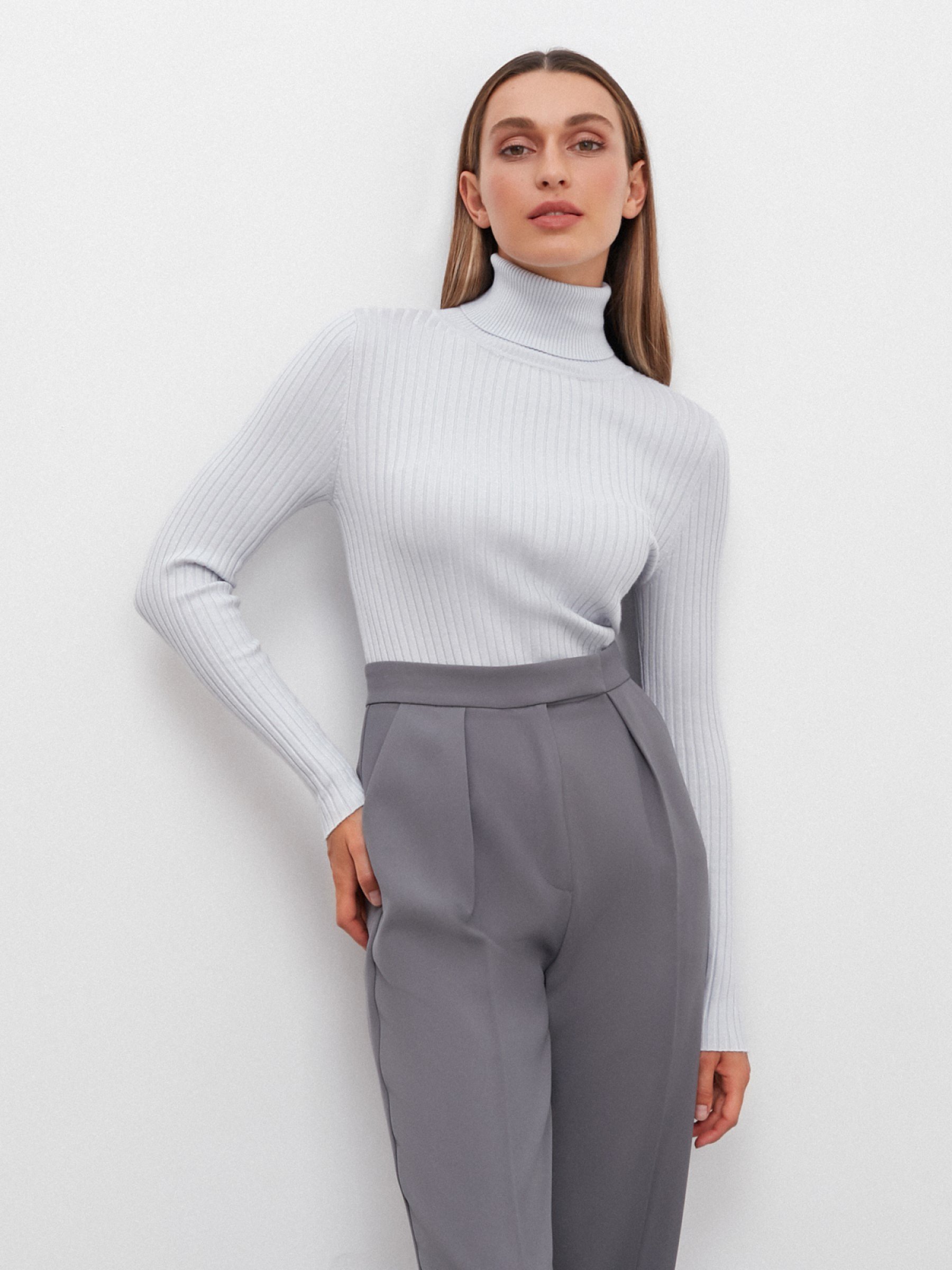 

Водолазка женская Consowear KTL 220636 голубая 46, KTL 220636