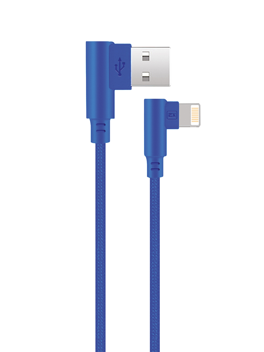 фото Кабель usb/lightning apple iphone exployd game ex-k-541 blue 1m