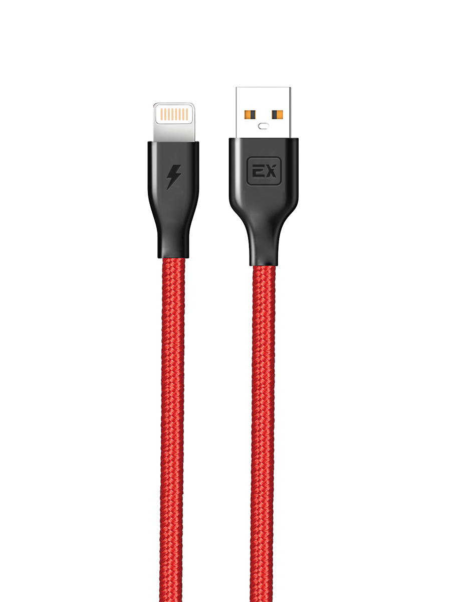 фото Кабель usb/lightning apple iphone exployd classic ex-k-497 red 1m