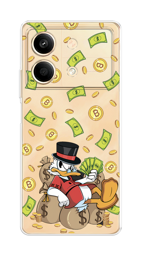 

Чехол на Poco X6 Neo "Скрудж Макдак в красном", Красный;черный;коричневый;прозрачный, 321950-1