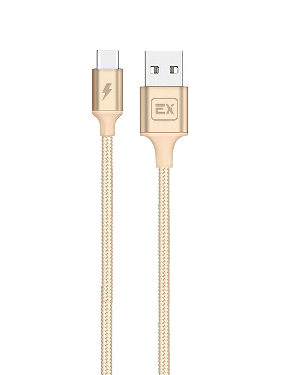 фото Кабель usb/type-c exployd classic gold 1m