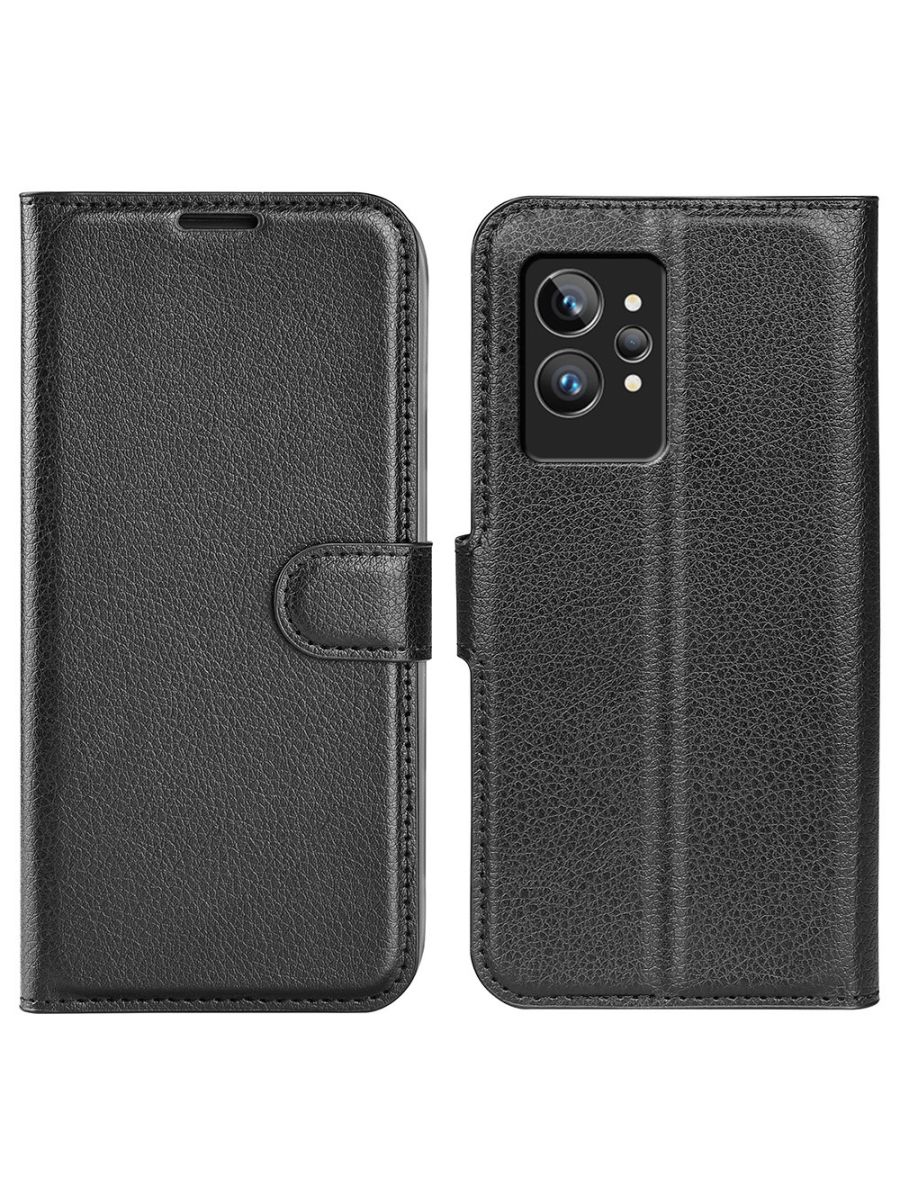 

Brodef Wallet Чехол книжка кошелек для Realme GT2 PRO черный