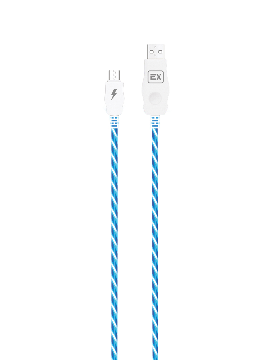 

Кабель USB/Micro USB Exployd Sonder Blue 1m, EX-K-655