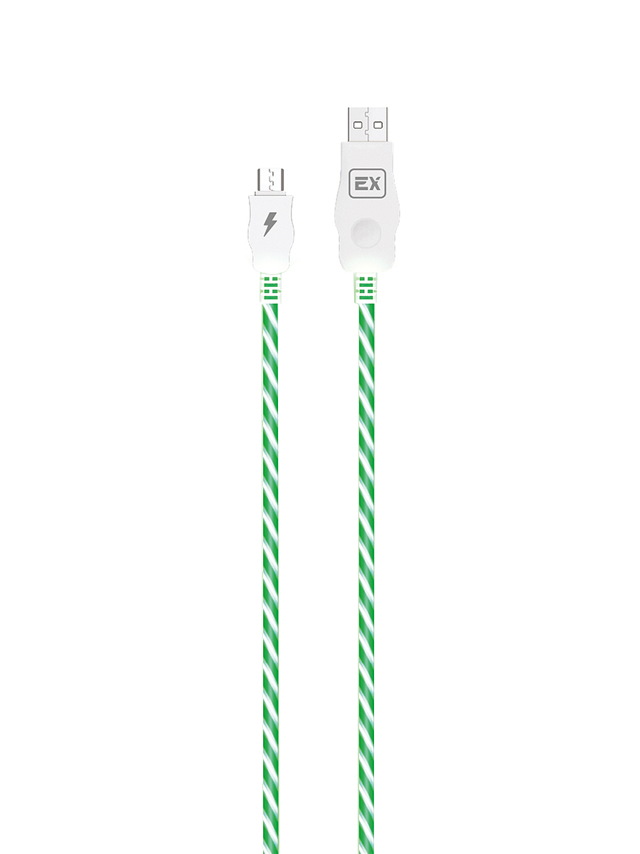 фото Кабель usb/micro usb exployd sonder ex-k-656 green 1m