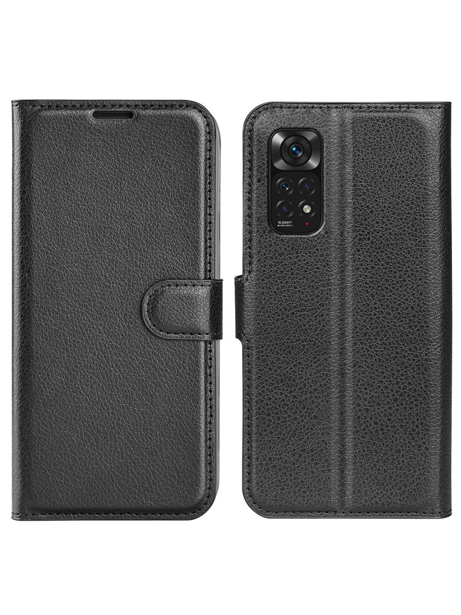 

Brodef Wallet Чехол книжка кошелек для Xiaomi Redmi Note 11/11S черный