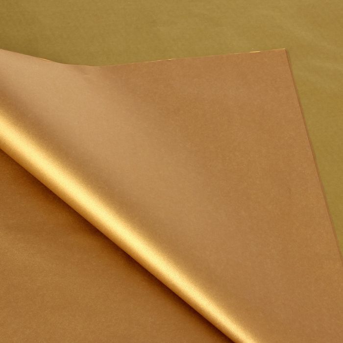 Бумага тишью Золотисто-бронзовый, 50 х 76 см, 24 шт.