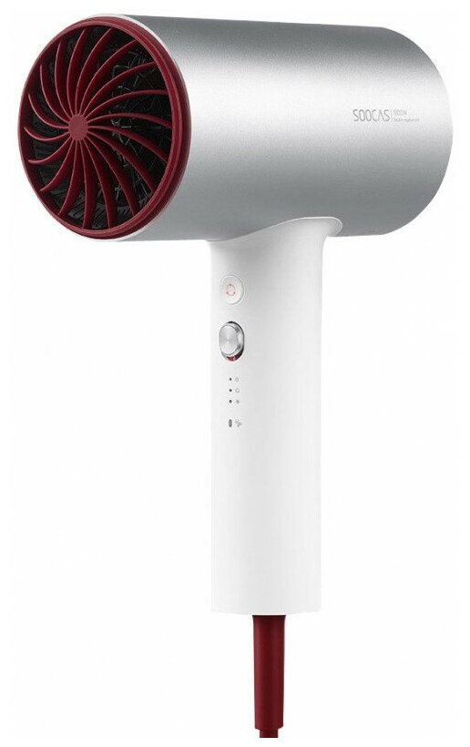 

Фен Xiaomi SOOCARE 1800 Вт серебристый, Soocare Anions Hair Dryer H3S