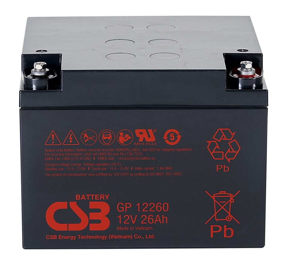 Аккумулятор для ИБП CSB GP12260 24 А/ч 12 В (GP 12260)