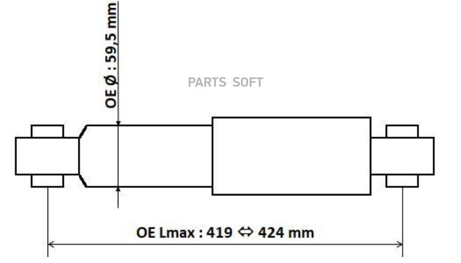 

Амортизатор Задней Подвески Excel-G Psa Boxer/Jumper/Ducato 14- Зад. KYB арт. 3450001