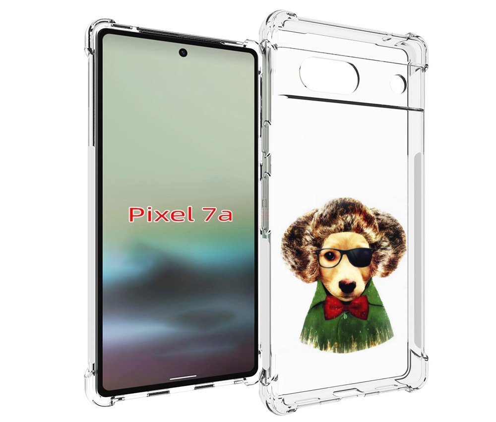 

Чехол MyPads Пес в бабочке для Google Pixel 7A, Tocco