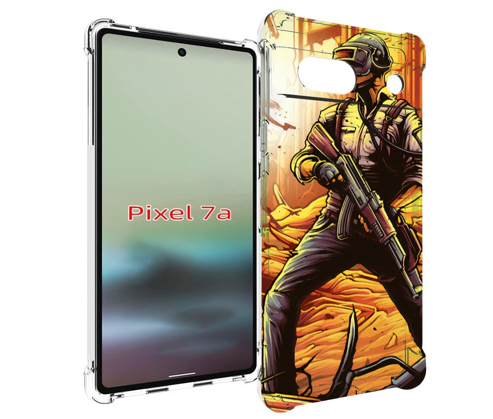 

Чехол MyPads Пабг для Google Pixel 7A, Tocco