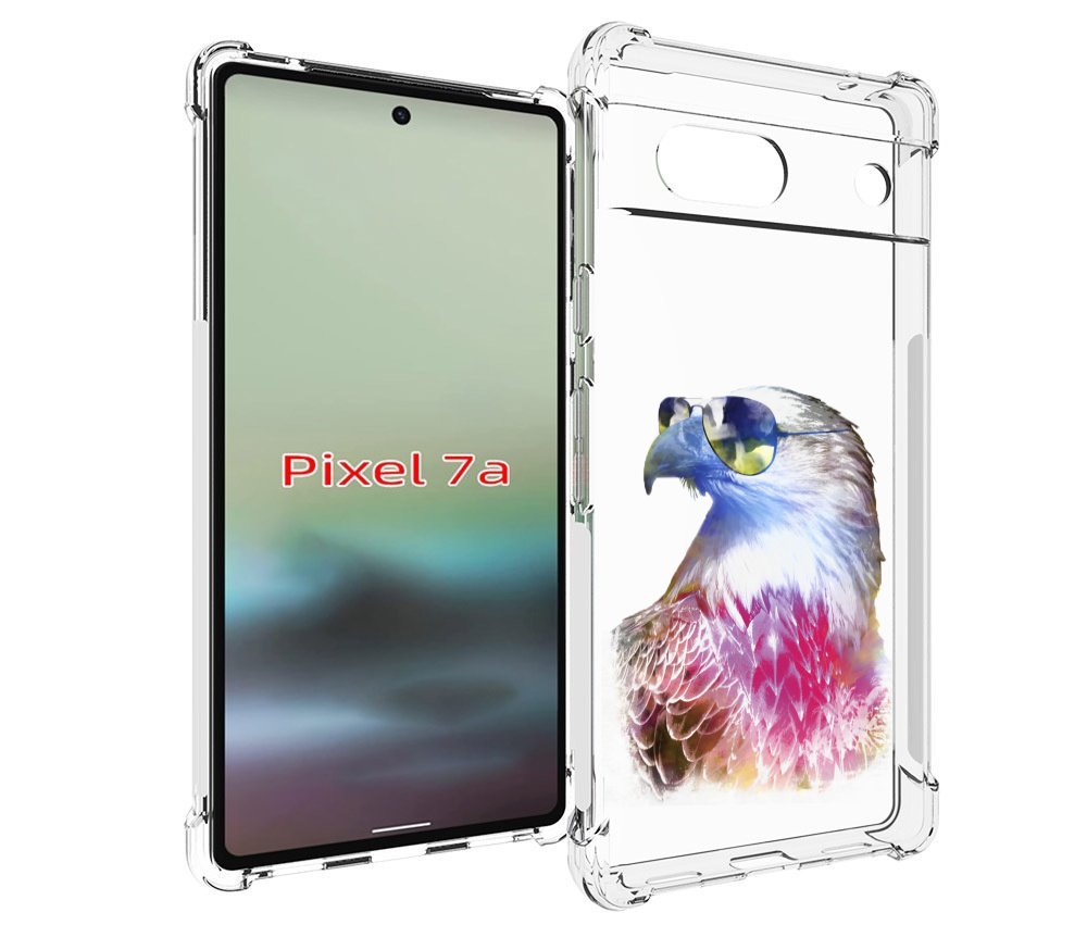 

Чехол MyPads Орел в очках для Google Pixel 7A, Tocco
