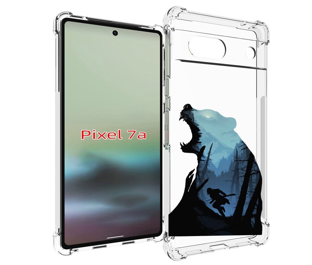 

Чехол MyPads Ночной-медведь для Google Pixel 7A, Tocco