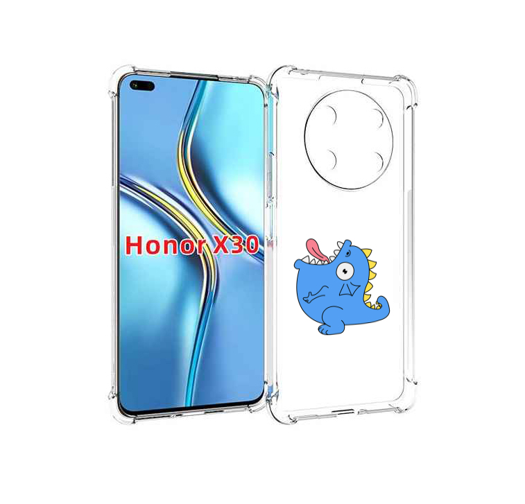 

Чехол MyPads голубая-рыбка для Honor X30 / Magic4 Lite 5G, Прозрачный, Tocco