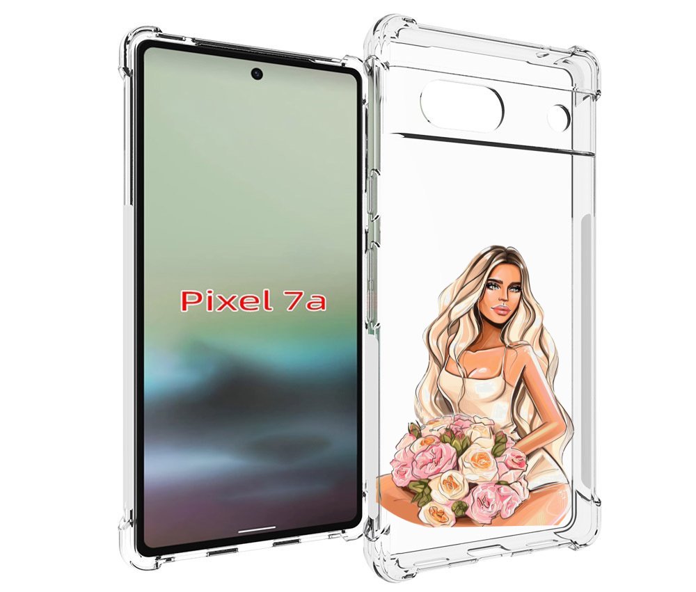 

Чехол MyPads Нежная-девушка женский для Google Pixel 7A, Tocco