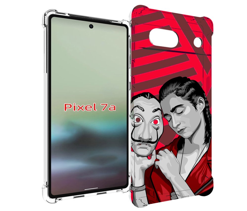 

Чехол MyPads Найроби-бумажного-дома для Google Pixel 7A, Tocco
